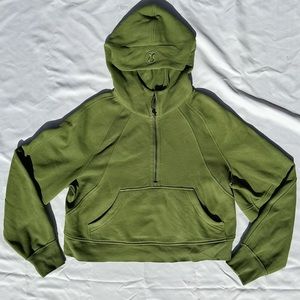 Lululemon Scuba Oversized Hoodie Half Zip
Green Foliage